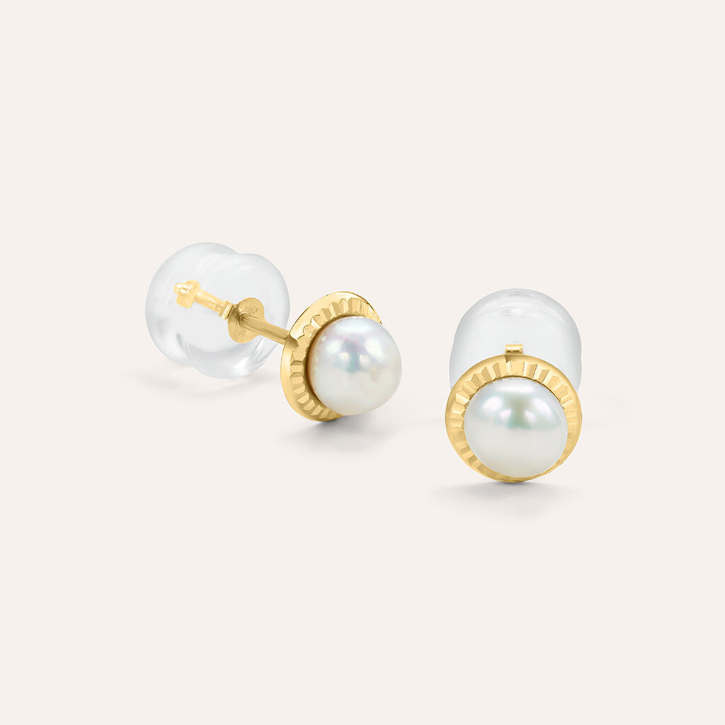 Orecchini Lobo Bon Ton Oro Giallo