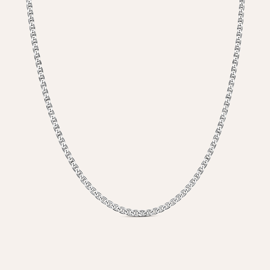 Catena Gentleman Argento Rodiato