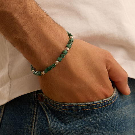 Bracciale Man Code Acciaio Turchese - Bracciali Uomo | Stroili
