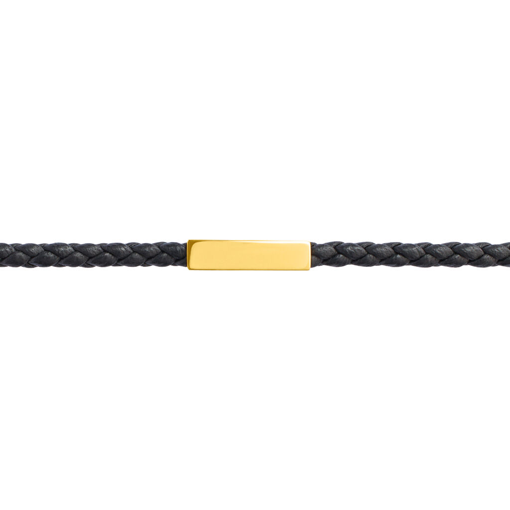Bracciale Con Targhetta L'homme Or Oro Giallo - Bracciali Uomo | Stroili