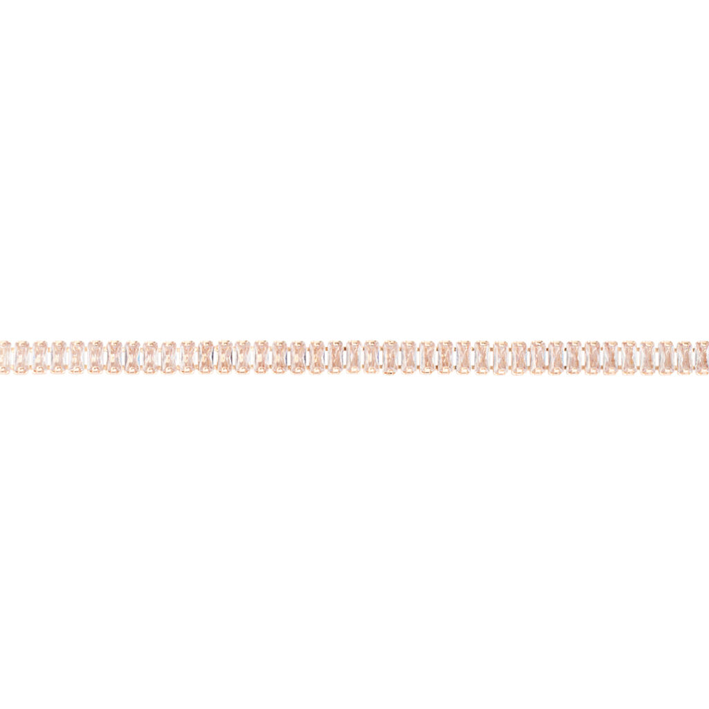Bracciale Tennis Romantic Shine Metallo Cristallo - Bracciali Tennis Donna | Stroili