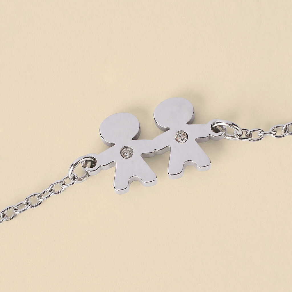 Bracciale Lady Chic Acciaio Cristallo - Bracciali Donna | Stroili
