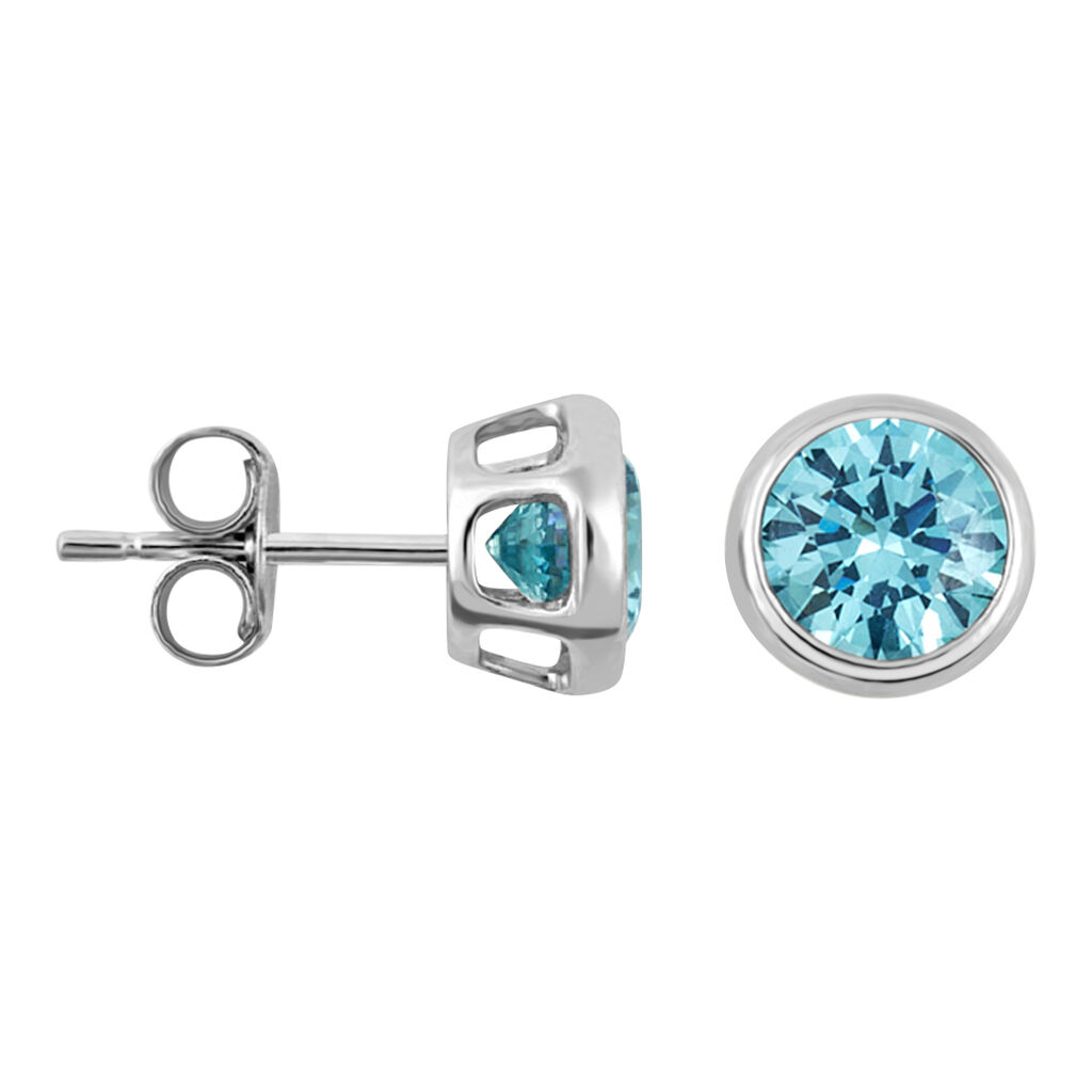 Orecchini Lobo Punto Luce Silver Rainbow Argento Rodiato Cubic Zirconia - Orecchini a Lobo Donna | Stroili