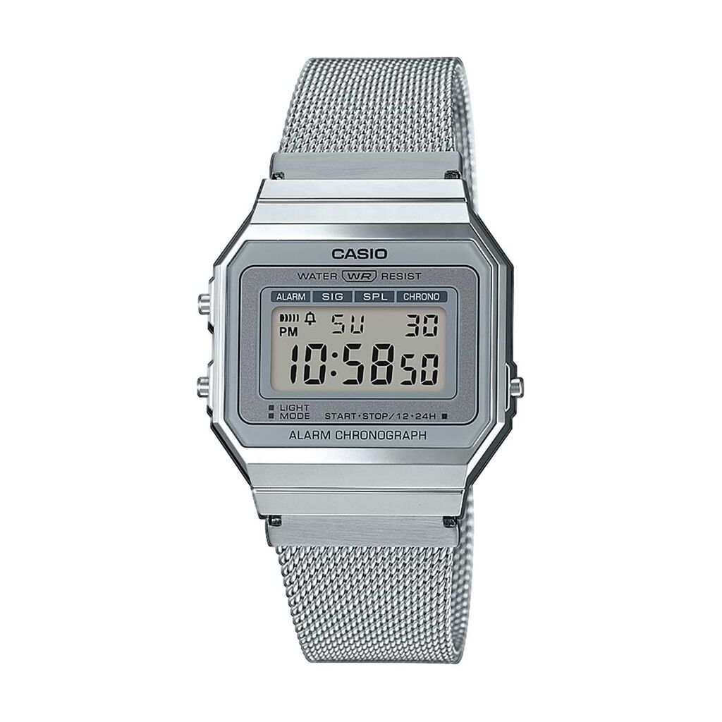 Orologio Al Quarzo Casio Vintage Collection A700wem-7aef - Orologi a Maglia Milanese Unisex | Stroili