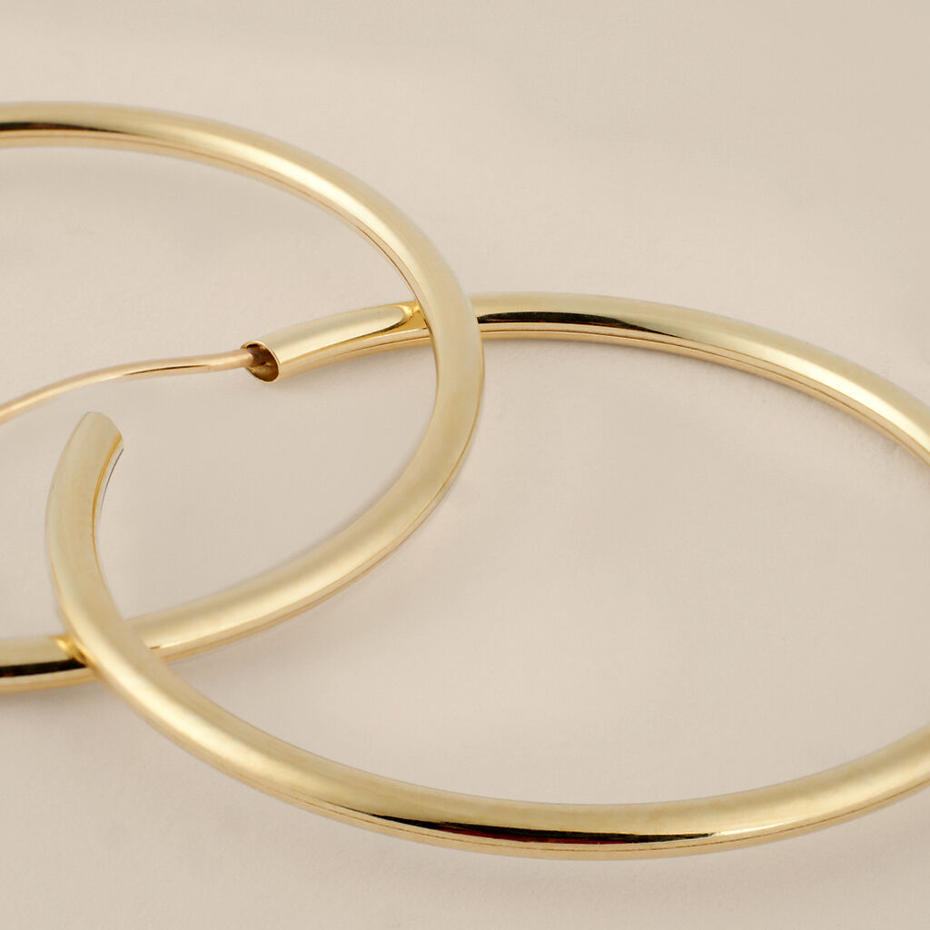 Orecchini A Cerchio Toujours Oro Giallo - Orecchini a Cerchio Donna | Stroili