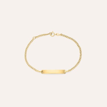 Bracciale Con Targhetta Holy Oro Giallo