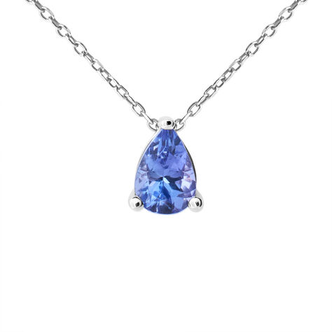 Collana Punto Luce Jasmine Oro Bianco Tanzanite - Collane Punto Luce Donna | Stroili