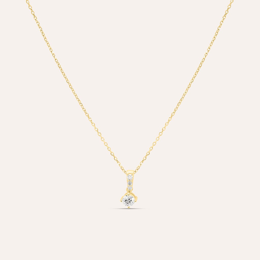 Collana Grace Oro Giallo Diamante