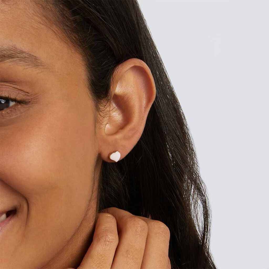 Orecchini Lobo Lady Sweet Acciaio Rosa