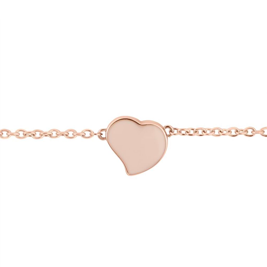 Bracciale Lady Sweet Acciaio Rosa - Bracciali con Incisione Donna | Stroili