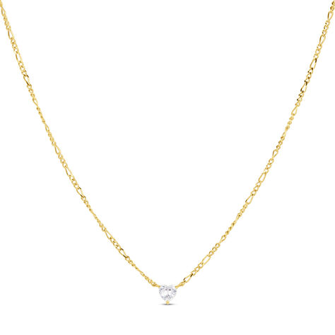 Collana Punto Luce Claire Oro Giallo Cubic Zirconia - Collane Punto Luce  | Stroili