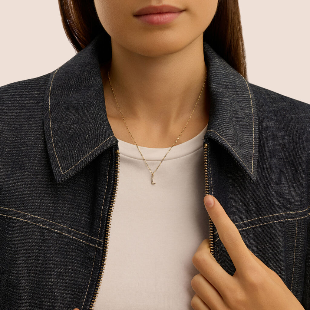 Collana Claire Oro Giallo Cubic Zirconia