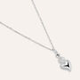Pendente Love Beats Argento Rodiato
