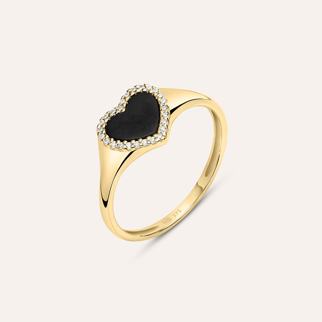 Anello Chevalier Beverly Oro Giallo Onice Cubic Zirconia - Anelli Chevalier Donna | Stroili