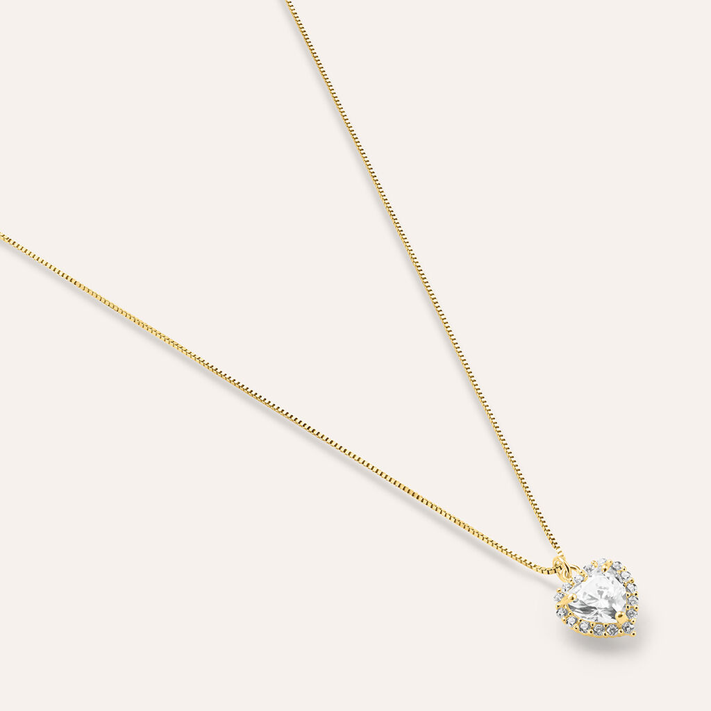 Collana Punto Luce Claire Oro Giallo Cubic Zirconia - Collane Punto Luce Donna | Stroili