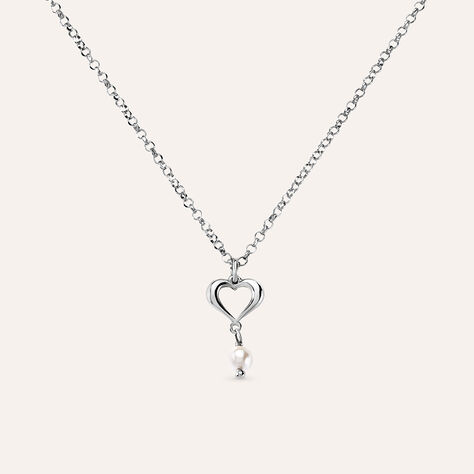 Collana Silver Pearls Argento Rodiato Perla sintentica - Collane Donna | Stroili