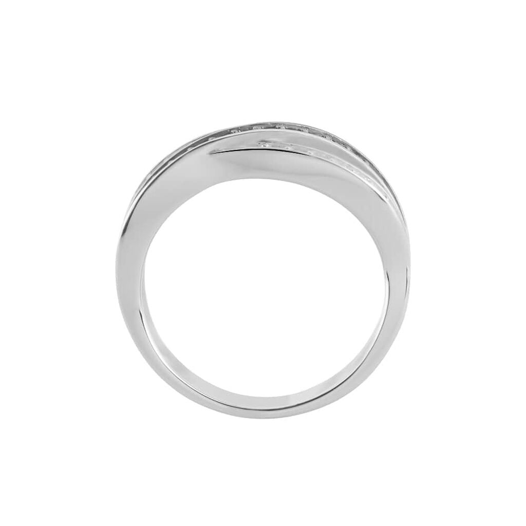 Anello Fantasia Silver Shine Argento Rodiato Cubic Zirconia - Anelli con Pietre Donna | Stroili