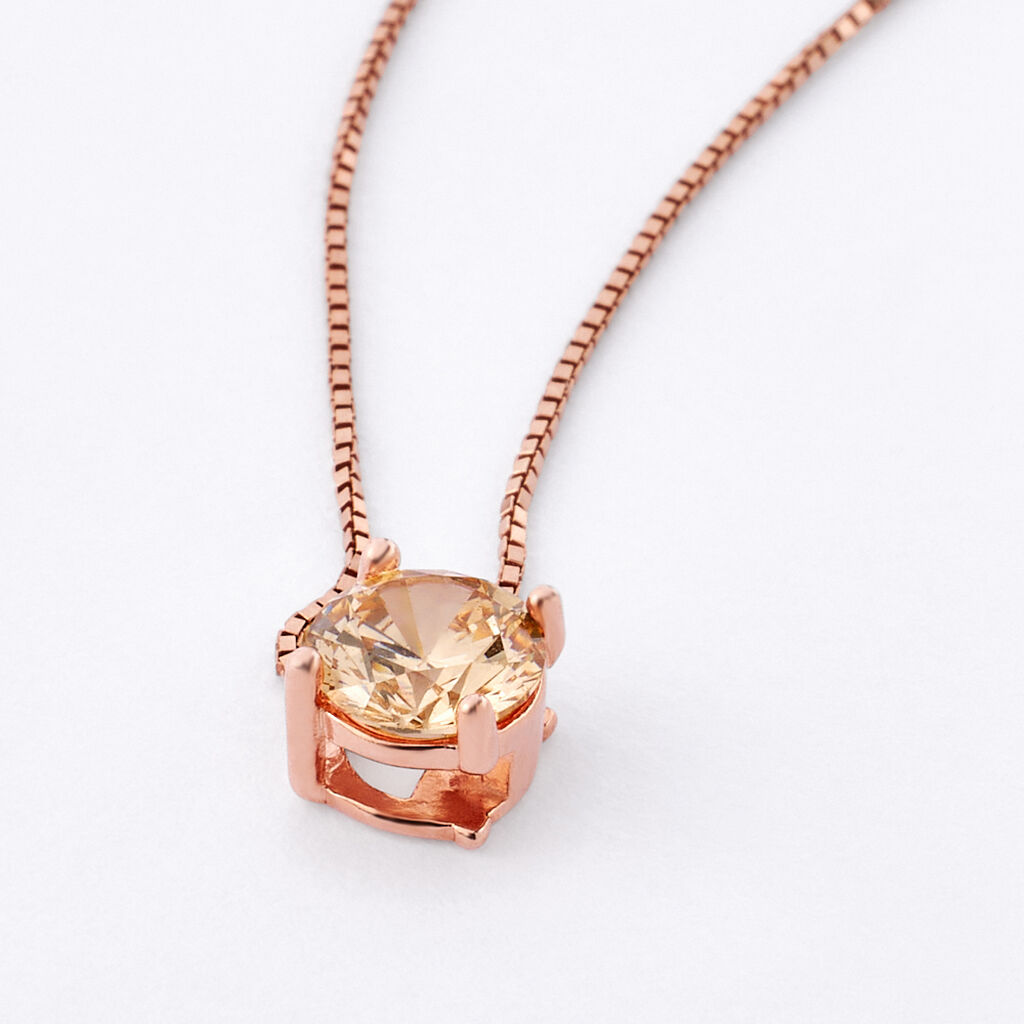 Collana Punto Luce Silver Rainbow Argento Rosa Cubic Zirconia - Collane Punto Luce Donna | Stroili