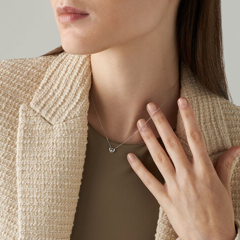 Collana Sophia Oro Bianco Diamante - Collane Donna | Stroili