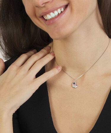 Pendente Love Beats Argento Rodiato