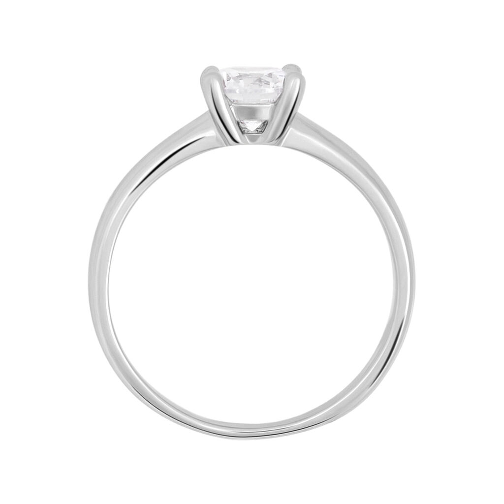 Anello Solitario Silver Elegance Argento Rodiato Cubic Zirconia - Anelli con Pietre Donna | Stroili