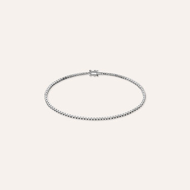 Tennis in oro bianco e diamanti 0.30 ct