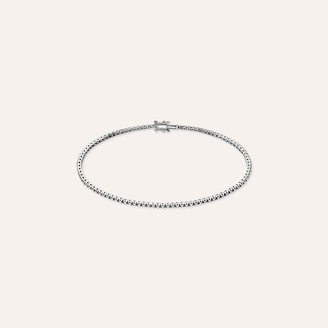 Tennis in oro bianco e diamanti 0.30 ct - Bracciali Donna | Stroili