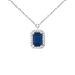 Collana Charlotte Oro Bianco Zaffiro Diamante - Collane Donna | Stroili