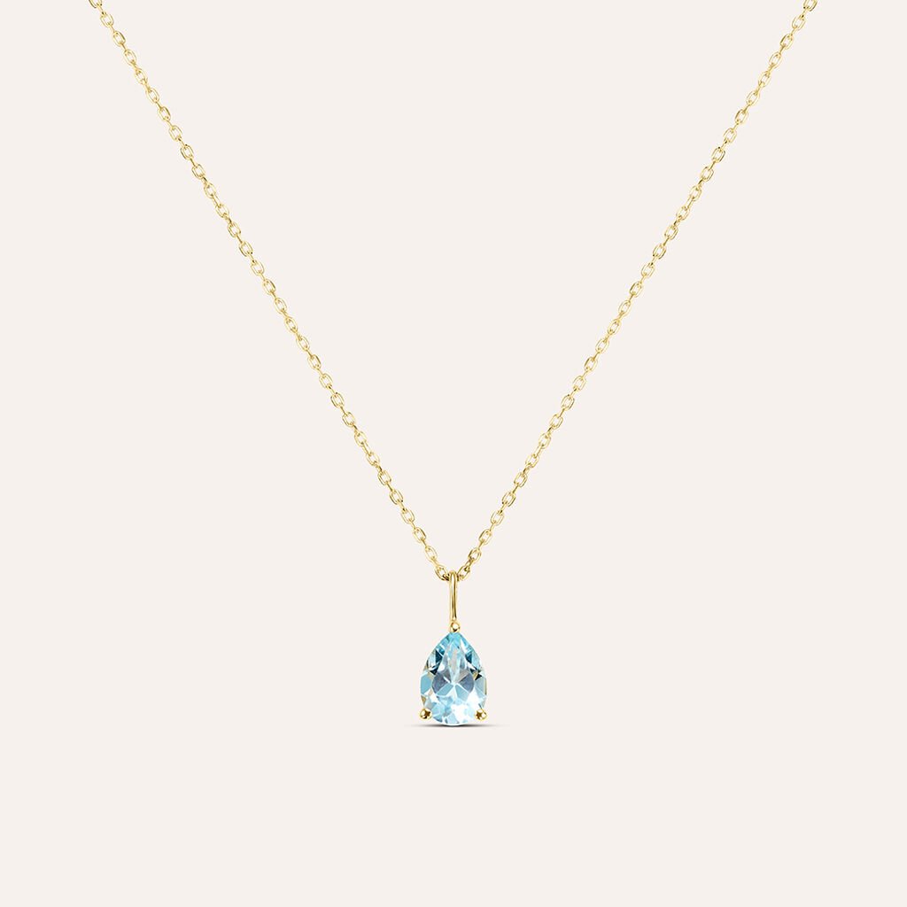 Collana Punto Luce Am&eacute;lie Oro Giallo Topazio