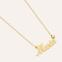 Collana Maria Gold Names Oro Giallo