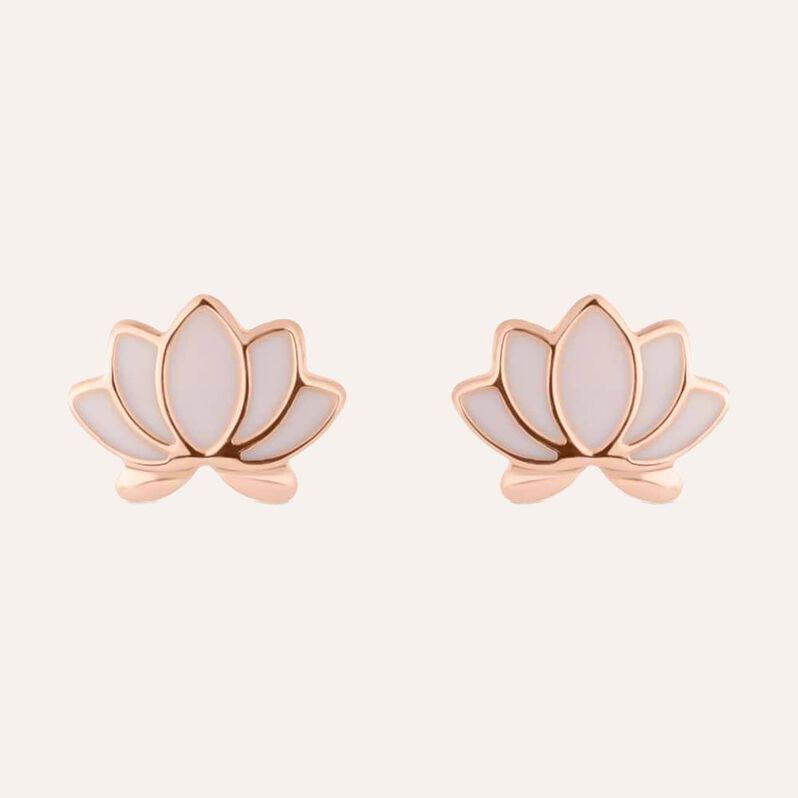 Orecchini Lobo Lady Sweet Acciaio Rosa - Orecchini a Lobo Donna | Stroili