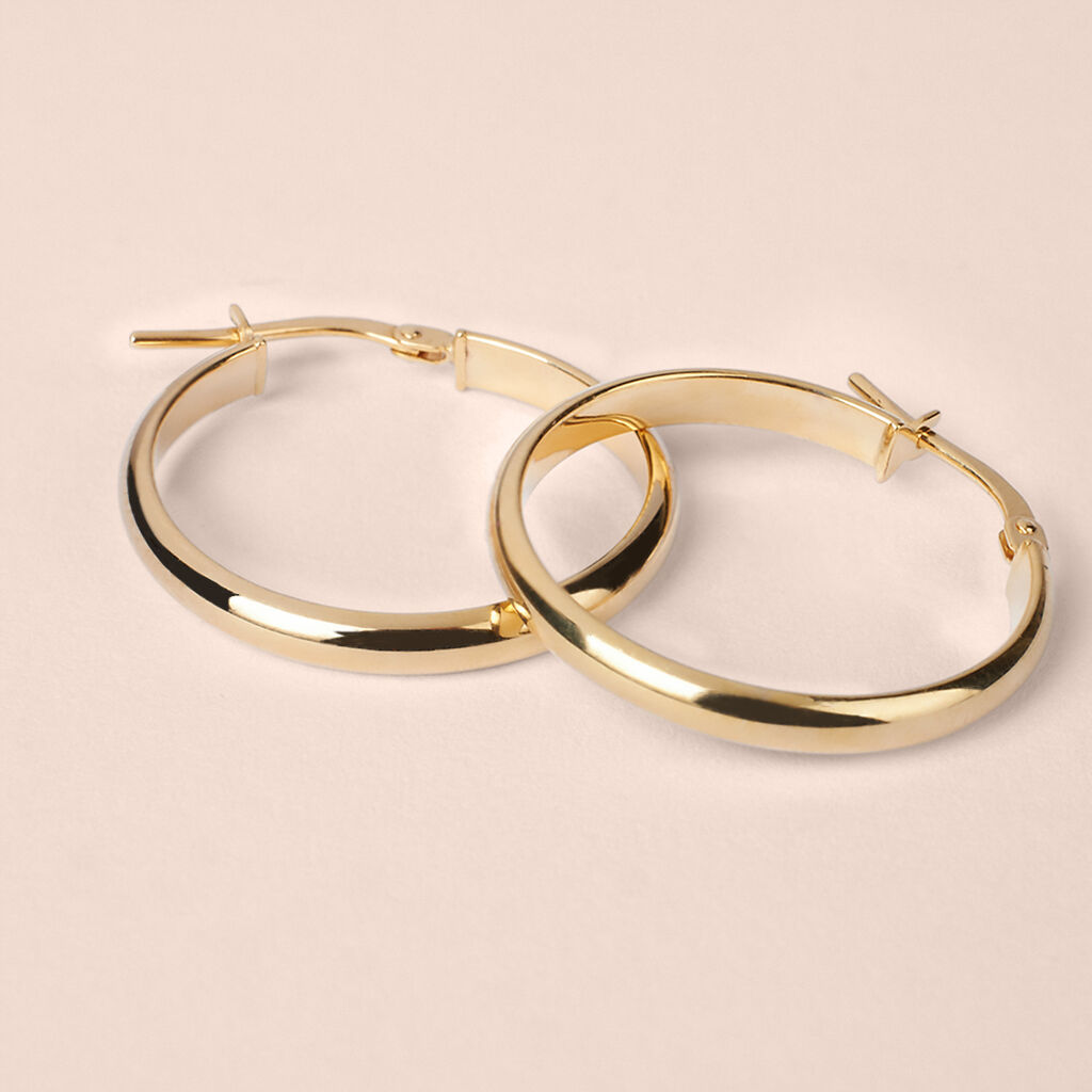 Orecchini A Cerchio Toujours Oro Giallo - Orecchini a Cerchio Donna | Stroili