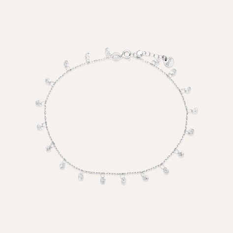 Cavigliera Silver Elegance Argento Rodiato Cubic Zirconia - Cavigliere Donna | Stroili