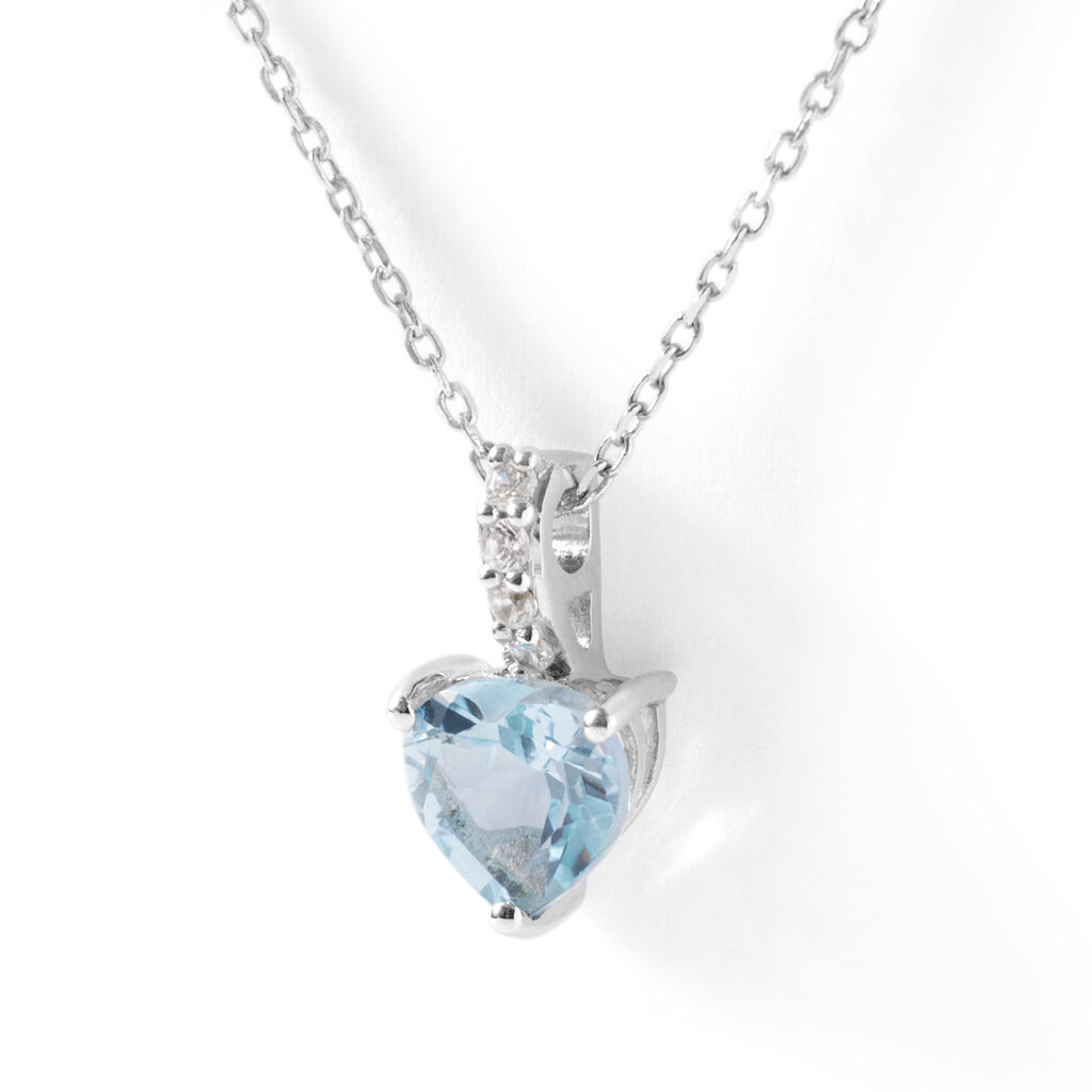 Collana Punto Luce Amélie Oro Bianco Topazio Cubic Zirconia - Collane Punto Luce Donna | Stroili