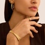 Anello Fascia Radiance Acciaio Dorato