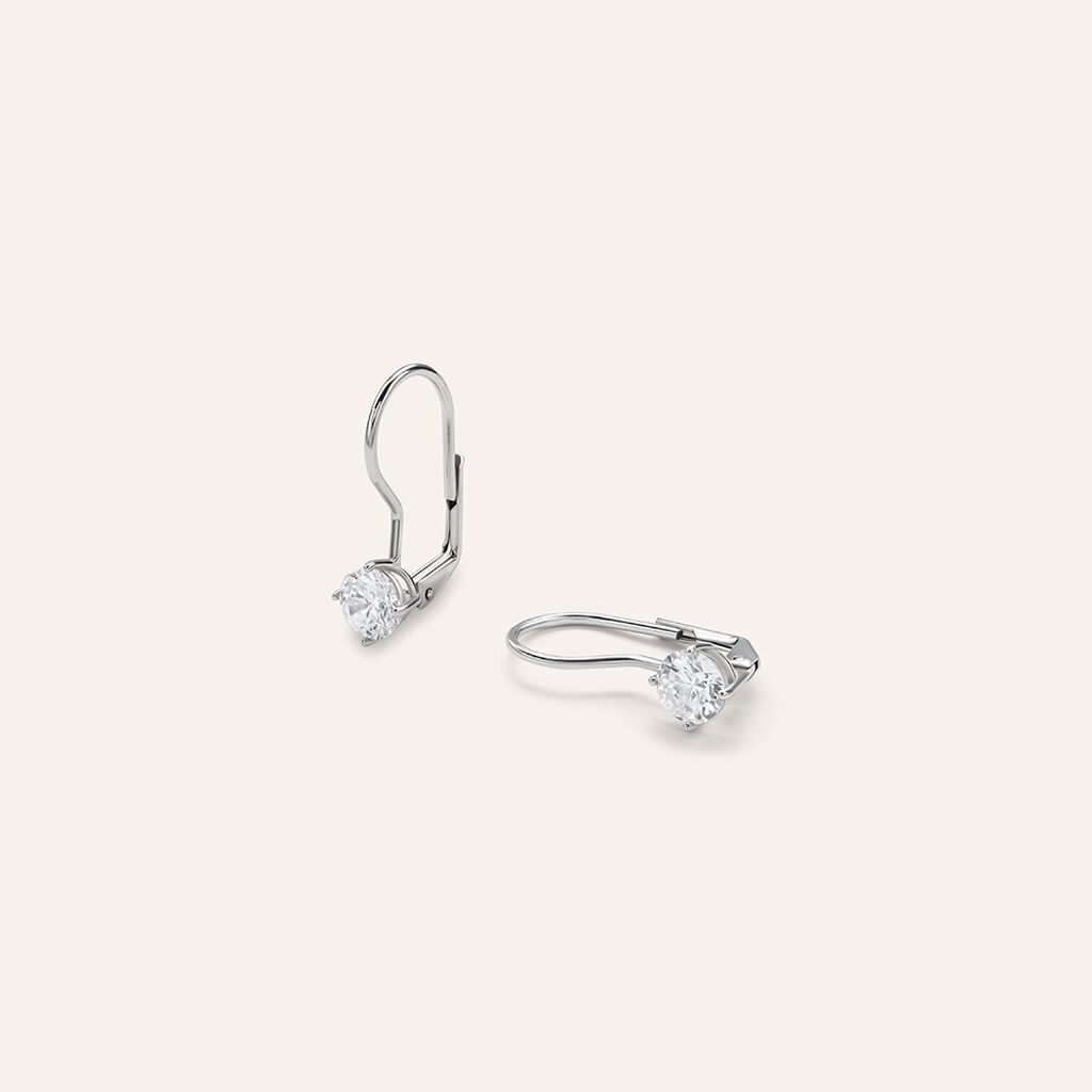 Orecchini Pendenti Punto Luce Silver Elegance Argento Rodiato Cubic Zirconia - Orecchini Pendenti Donna | Stroili