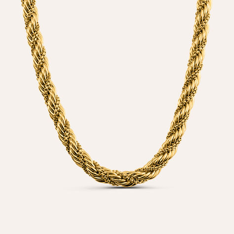Catena Lady Code Acciaio Dorato - Collane Catena Donna | Stroili