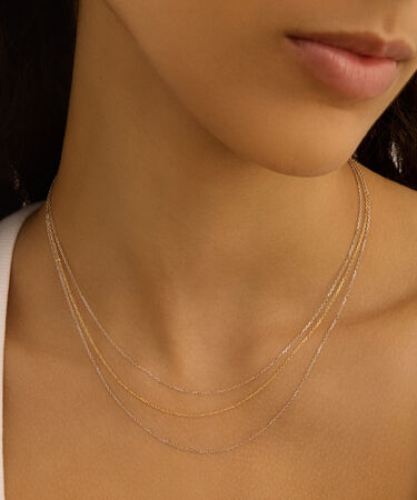 Catenina Golden Lover Oro Bianco