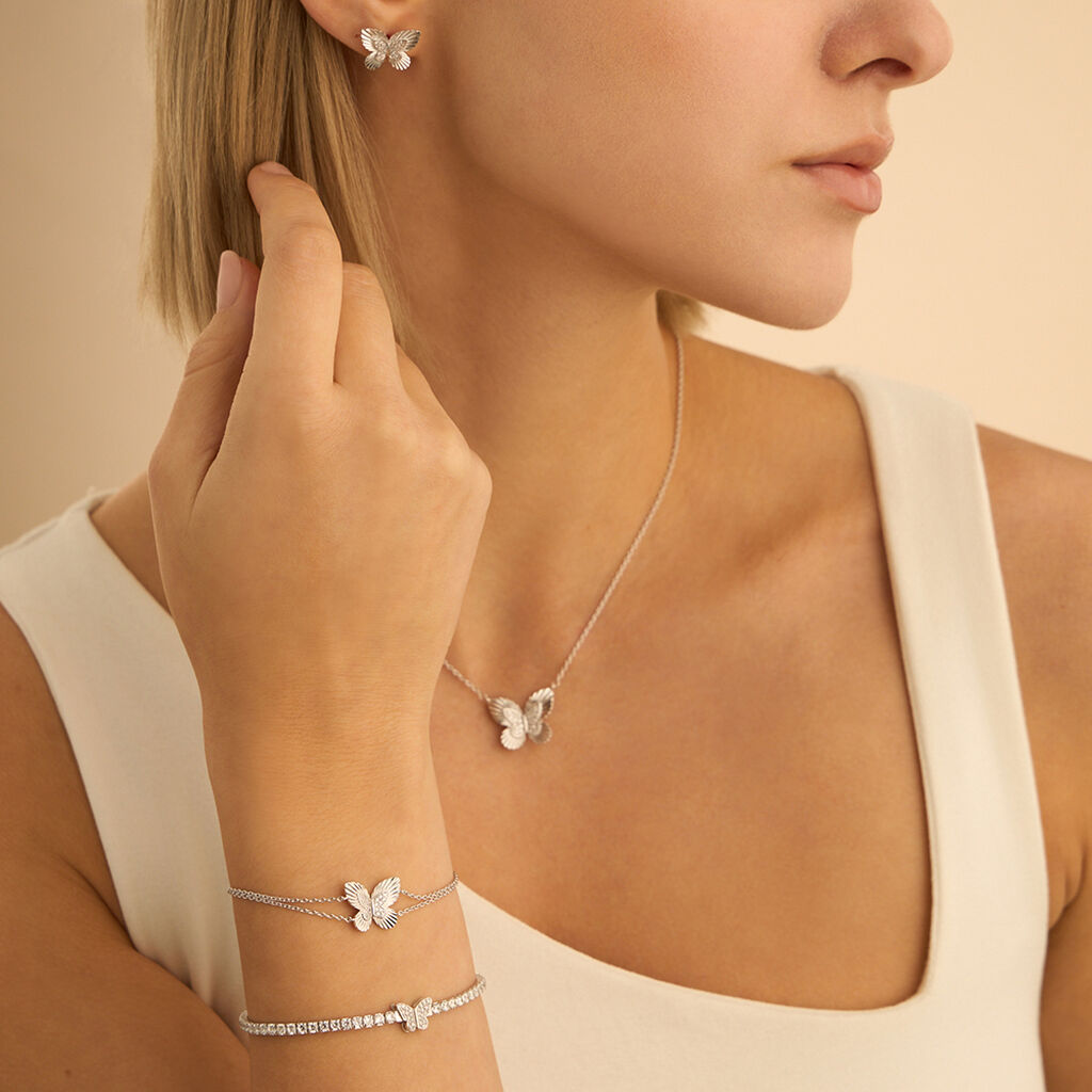 Bracciale Silver Moments Argento Rodiato Cubic Zirconia