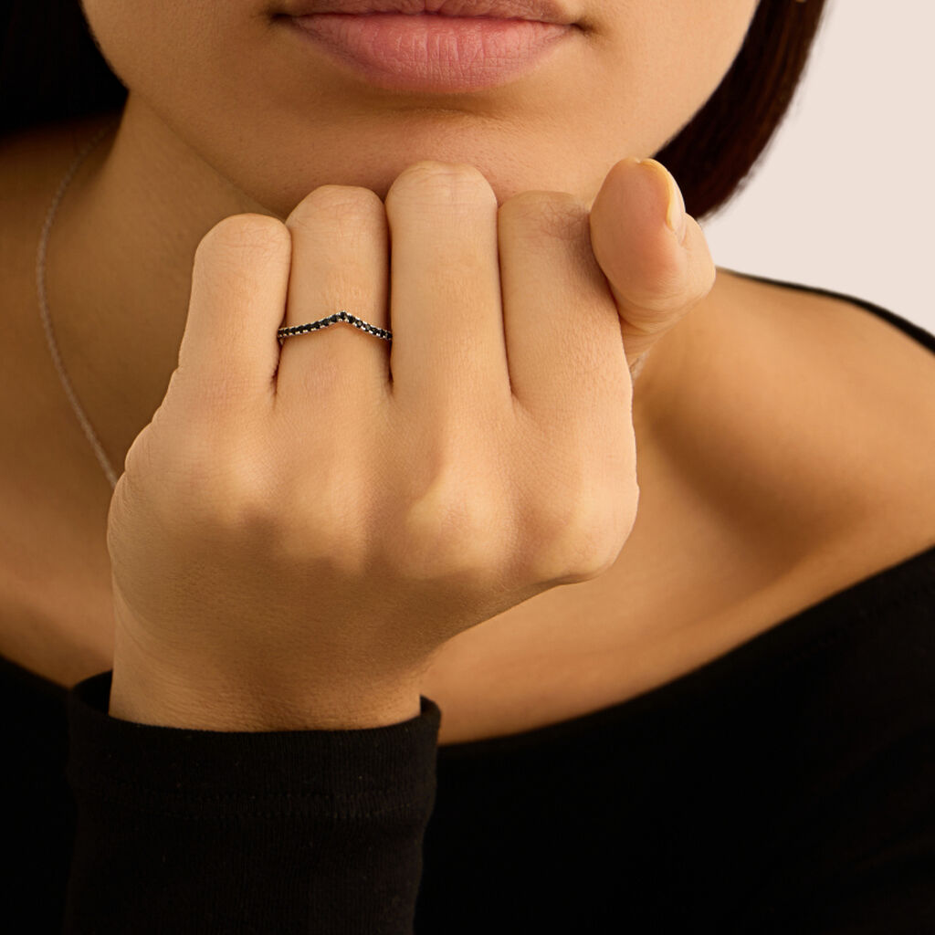 Anello Fantasia Silver Shine Argento Rodiato Cubic Zirconia