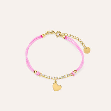 Bracciale Silver Baby Argento Dorato Cubic Zirconia
