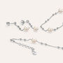 Collana Silver Pearls Argento Rodiato Perla sintentica