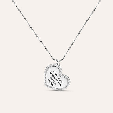 Collana Sunrise Acciaio Cristallo