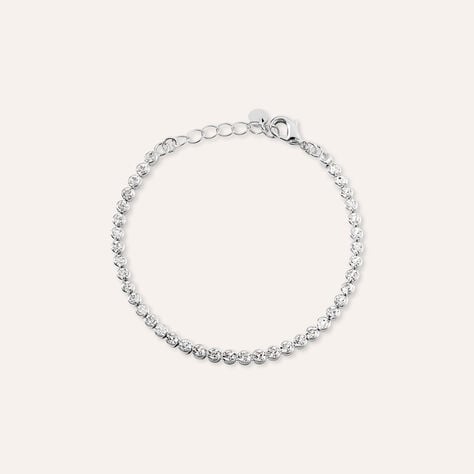 Bracciale Tennis Romantic Shine Metallo Cristallo - Bracciali Tennis Donna | Stroili