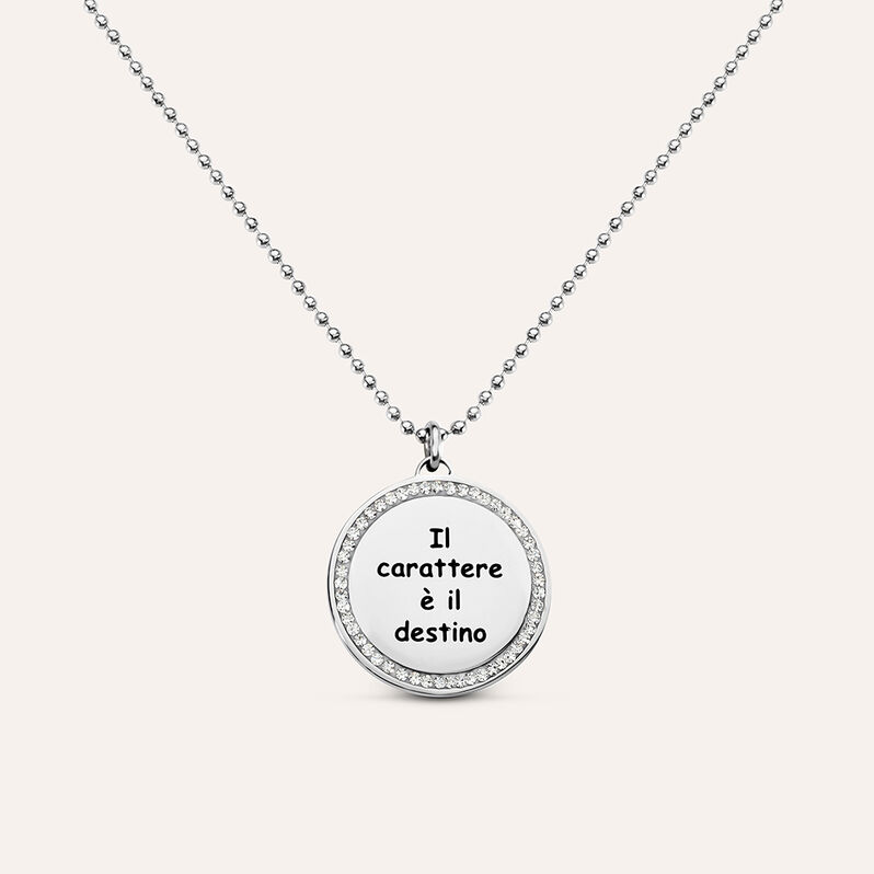 Collana in acciaio e strass - Collane Donna | Stroili