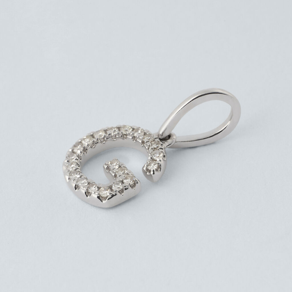 Pendente Sophia Oro Bianco Diamante - Ciondoli Donna | Stroili