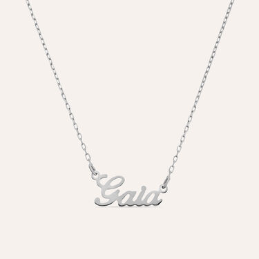 Collana Gaia Gold Names Oro Bianco