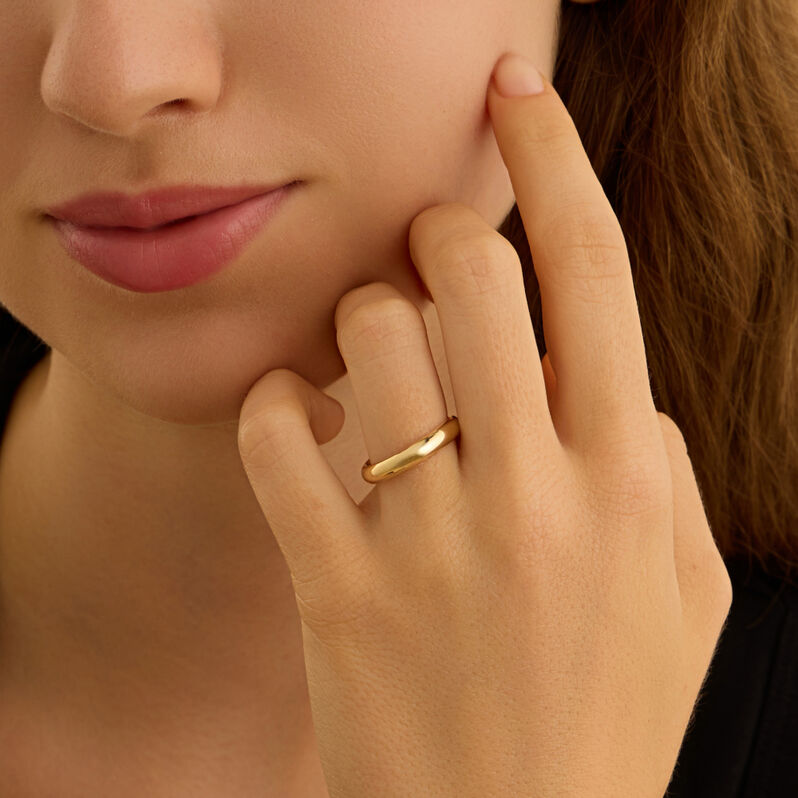 Fede Classica Leggera 3.6 mm Oro Giallo - Anelli con Incisione Unisex | Stroili