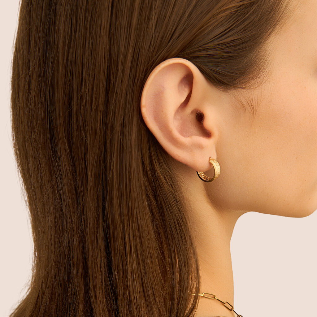 Orecchini A Cerchio Toujours Oro Giallo