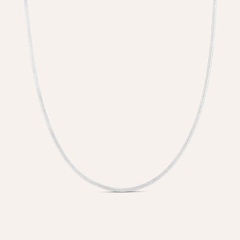 Catena Silver Collection Argento Rodiato - Collane Catena Donna | Stroili